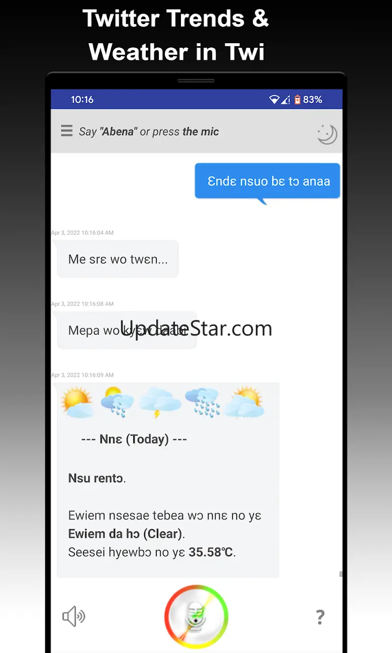 Abena AI: Twi Assistant & GPT4