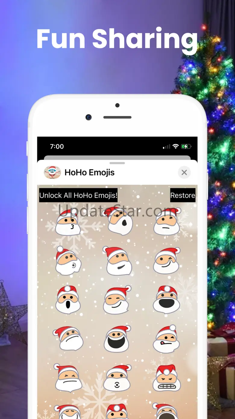 HoHo Emojis - Santa Claus 1.1