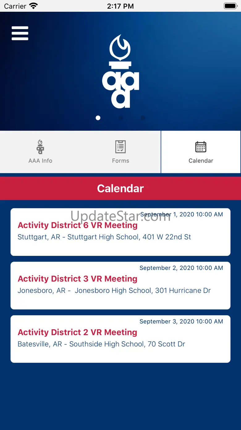 Arkansas Activities Assoc 1.7.0
