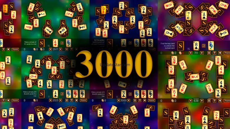 3000 TriPeaks Solitaire Games 1.3.1