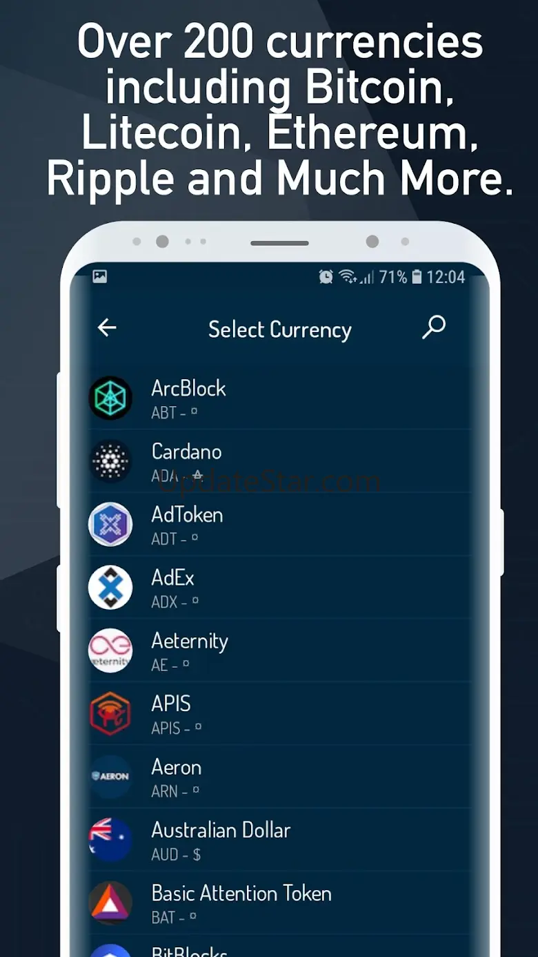 Cryptocurrency Rate Converter 1.8.14