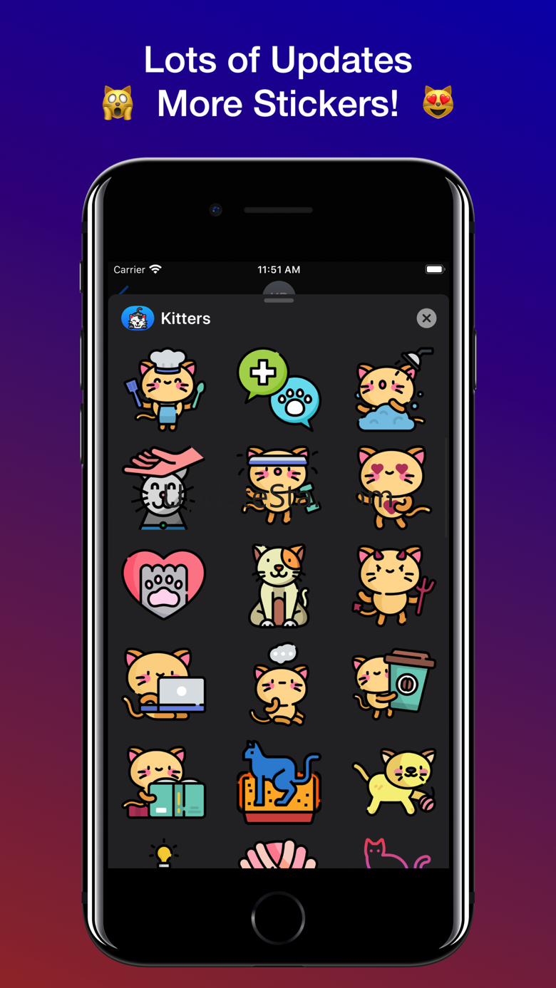 Kitters! Cat Stickers 1.5