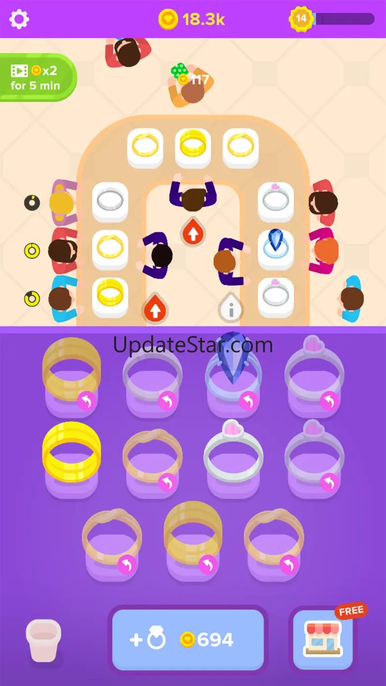 Merge Jewels Tycoon 1.0