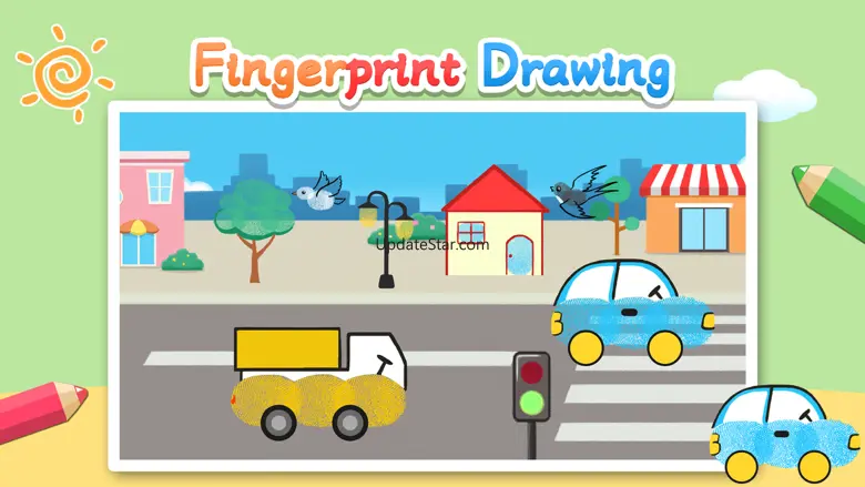 Creative fingerprint drawing 1.3