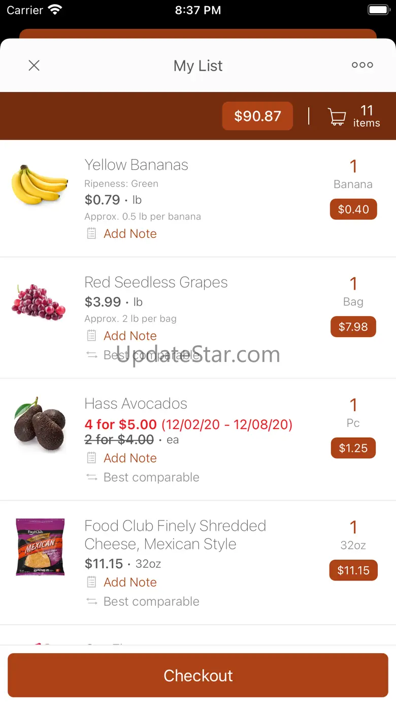A&J Market Shopping App 20230905