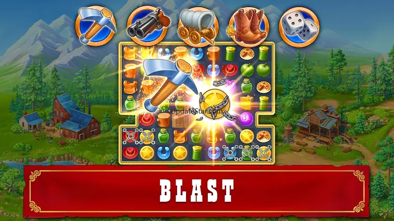 Jewels of the Wild West・Match3 1.61.6102
