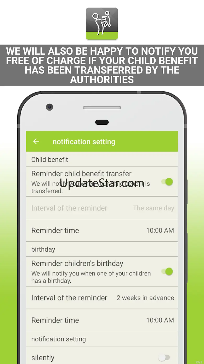 Child benefit - payment dates 1.348