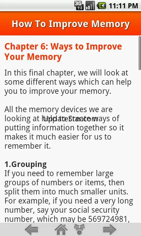 How To Improve Memory 1.0