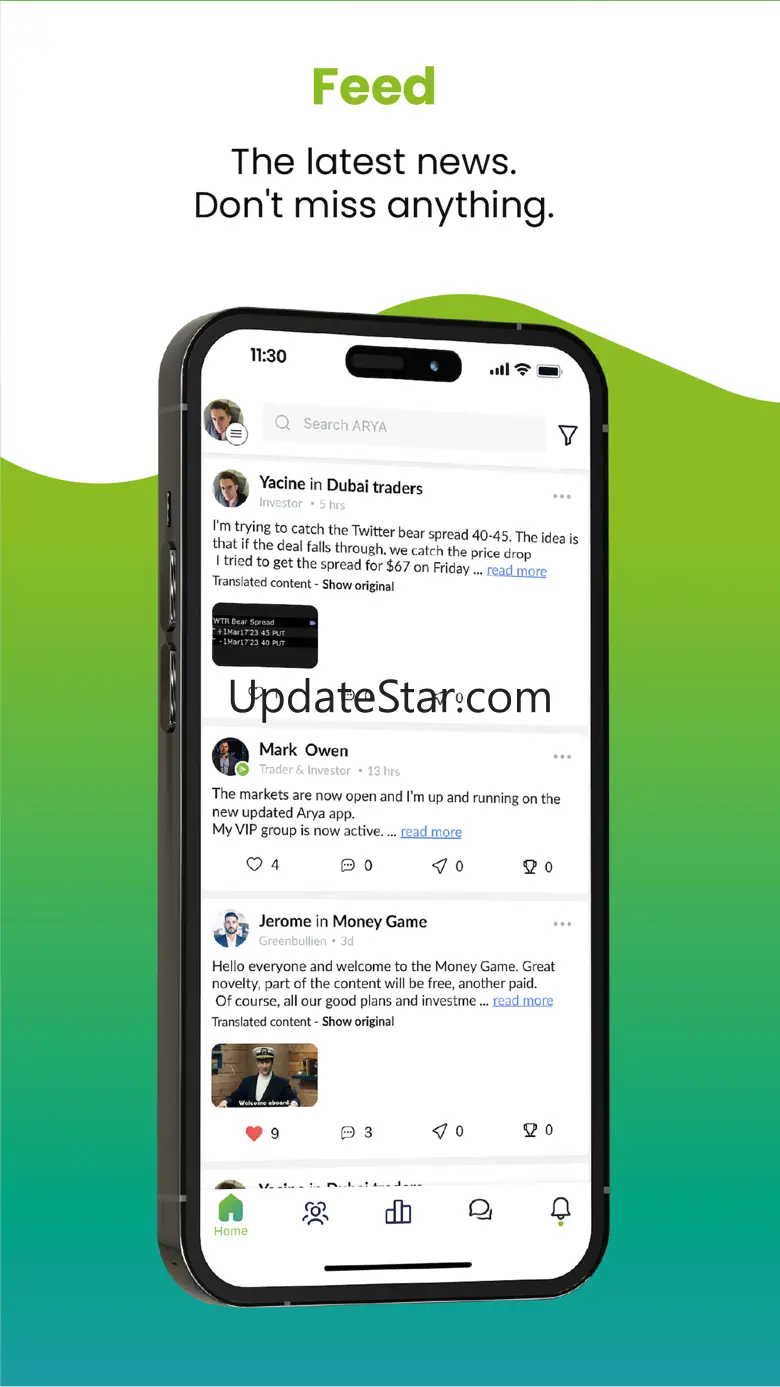 ARYA : Investor Community 2.23.1