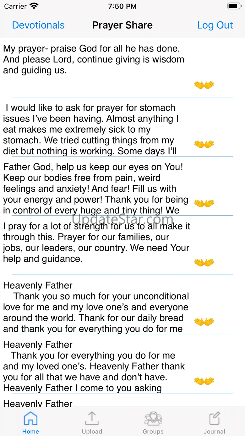 Prayer Share! 3.0.16