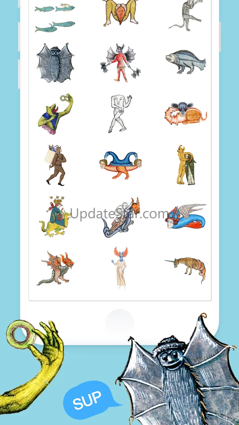 Medieval Monsters Stickers 1.0.1