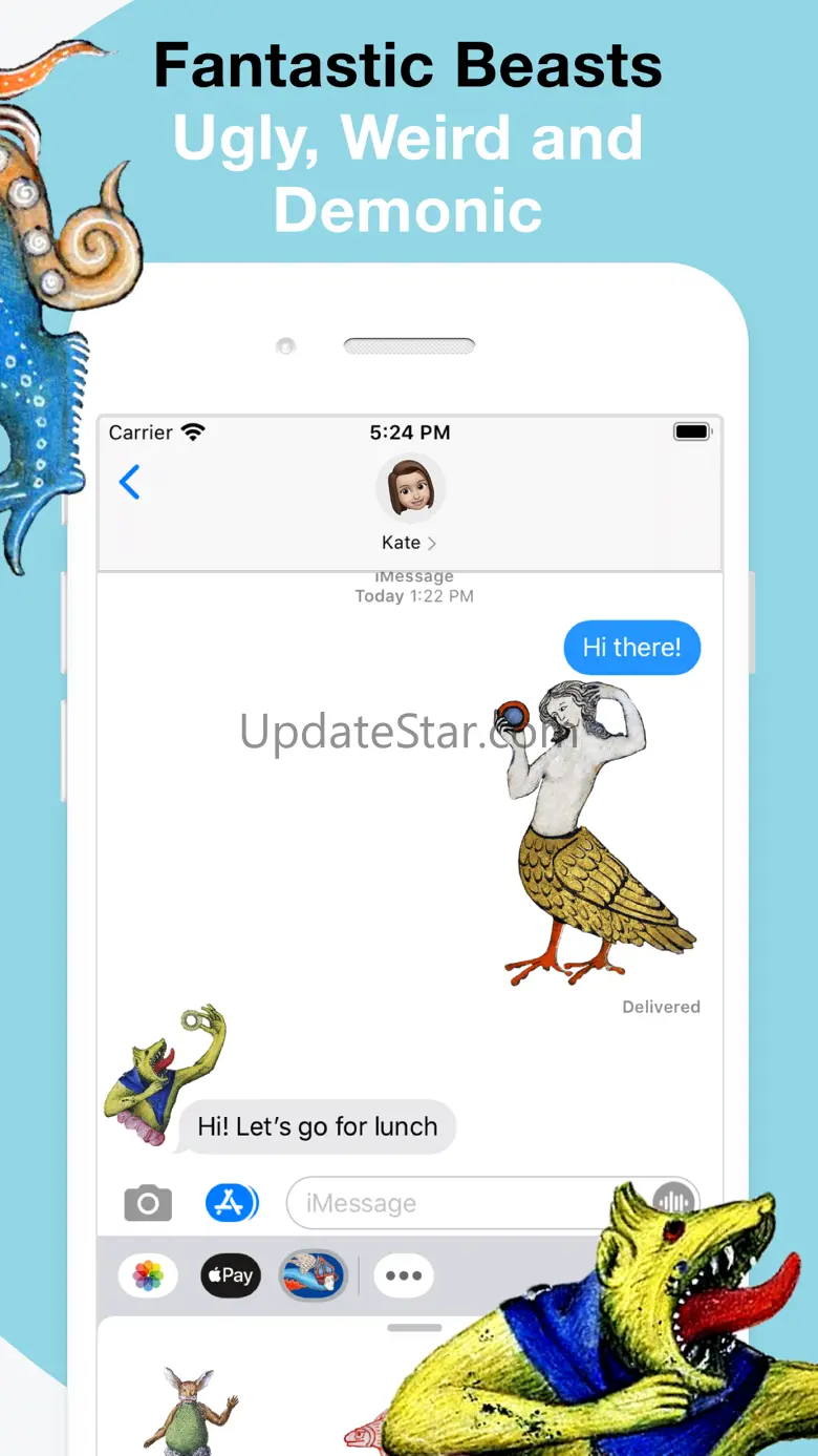 Medieval Monsters Stickers 1.0.1