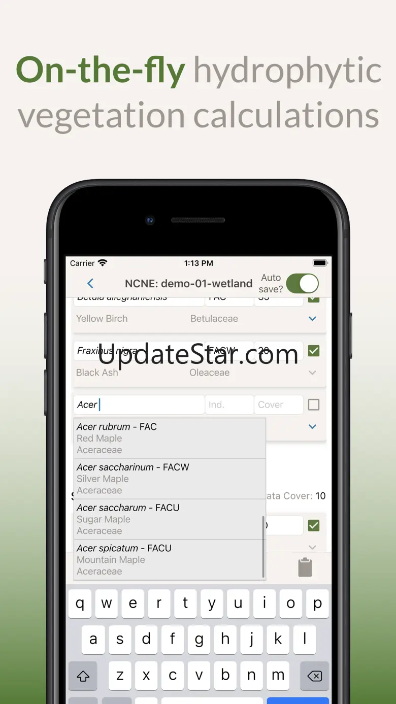 BioApp: Wetland Delineation 1.5.3