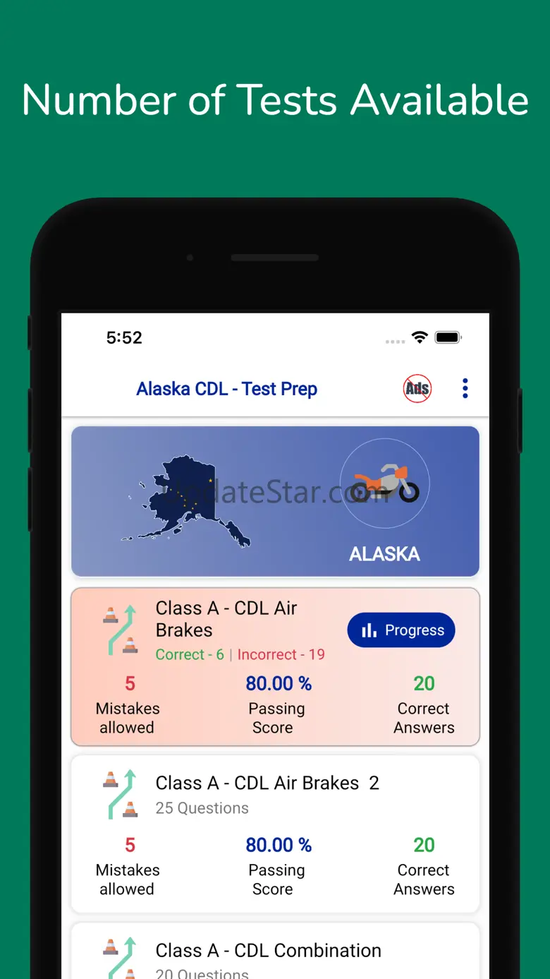 Alaska CDL Permit Practice 5.0
