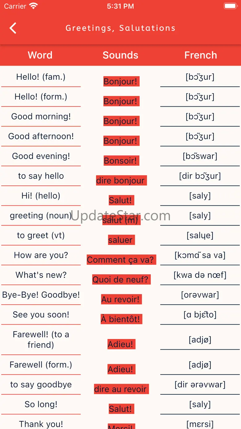 Learn French Vocabulary! 1.2