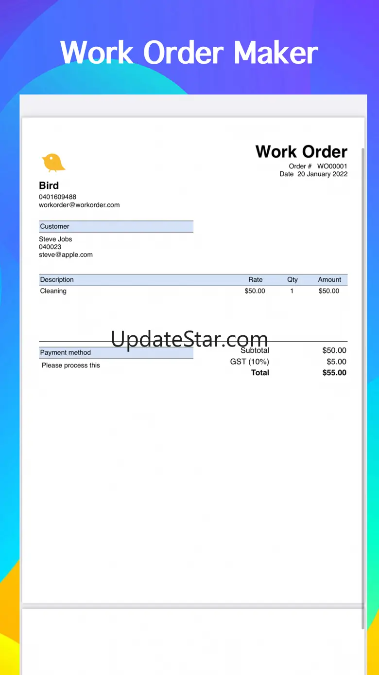 Work Order Maker - WOs Tracker 13.3