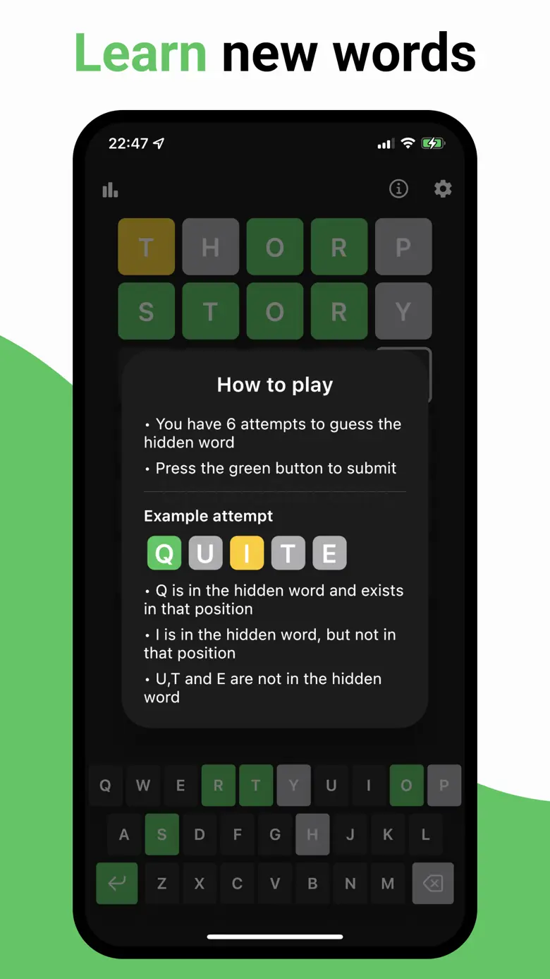 Worg - Word guessing game 1.0.0