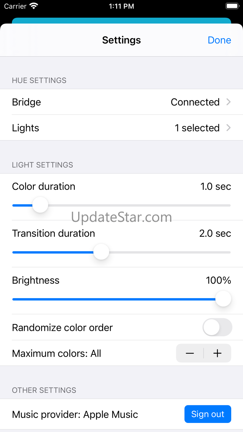 CoverFlow for Phillips Hue 1.5.0