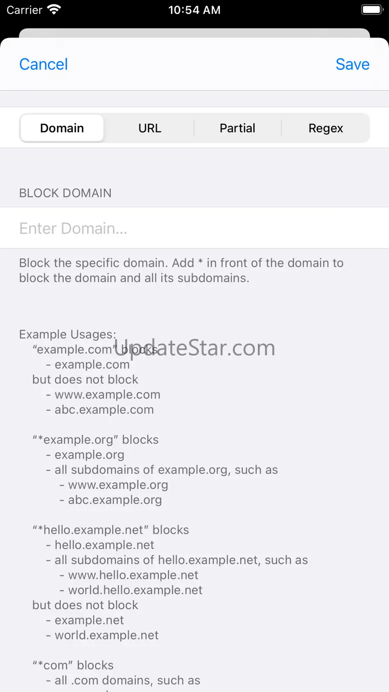 Domain & URL Blocker 1.1