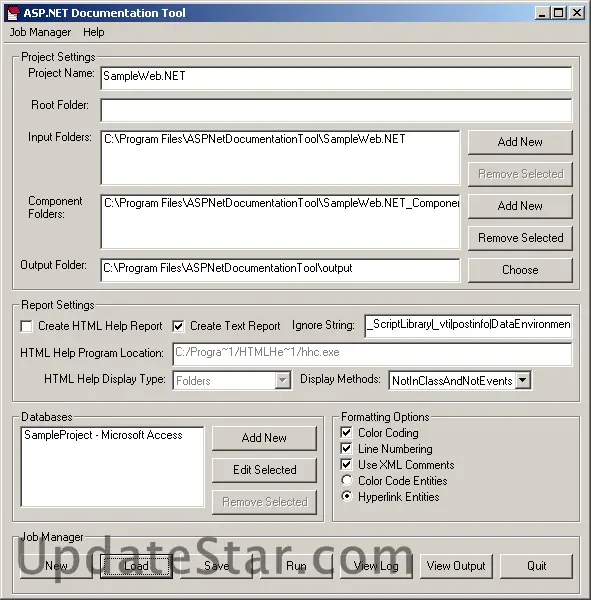 ASP Documentation Tool 8.2.8
