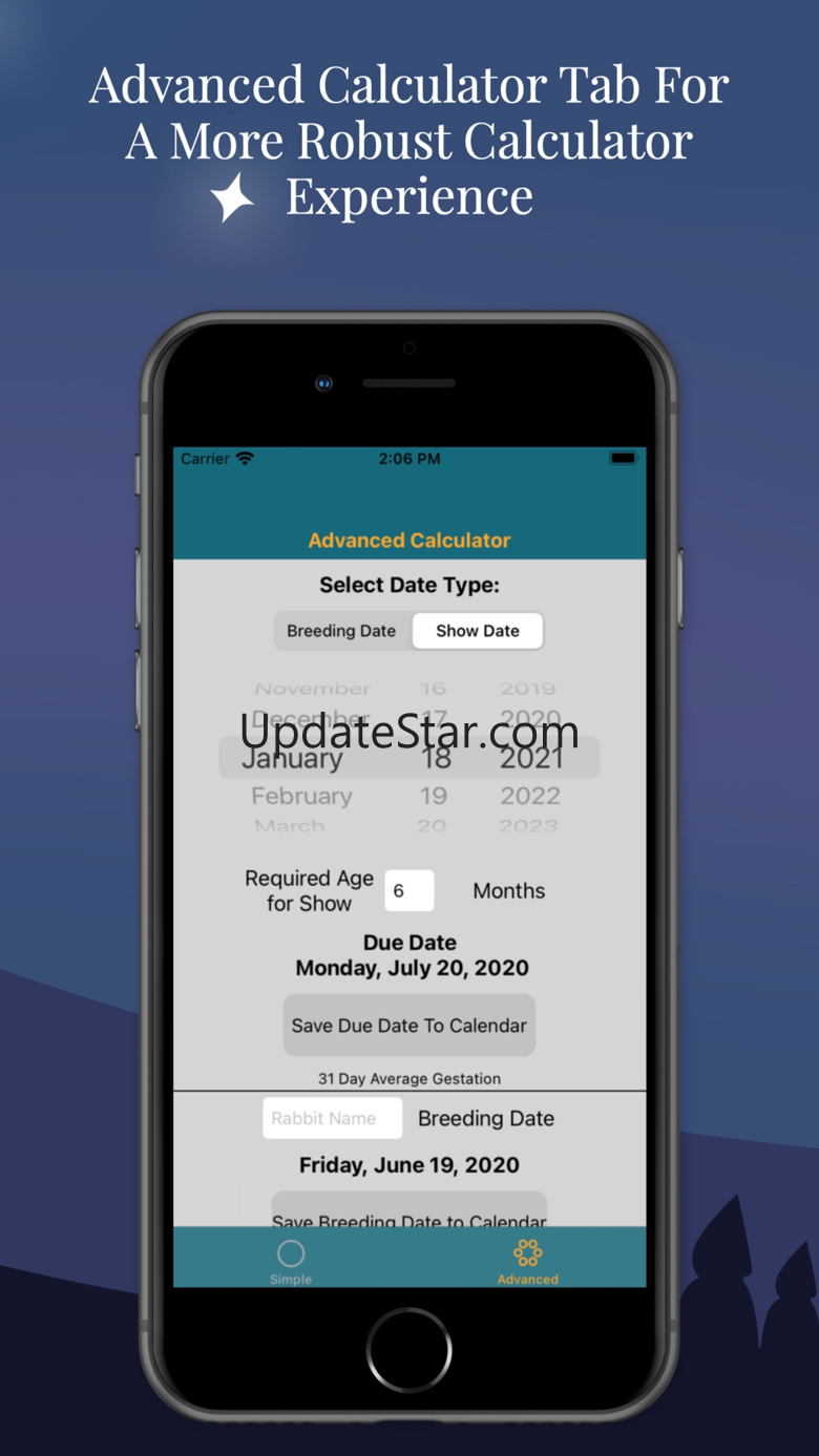 Rabbit Due Date Calculator 1.0