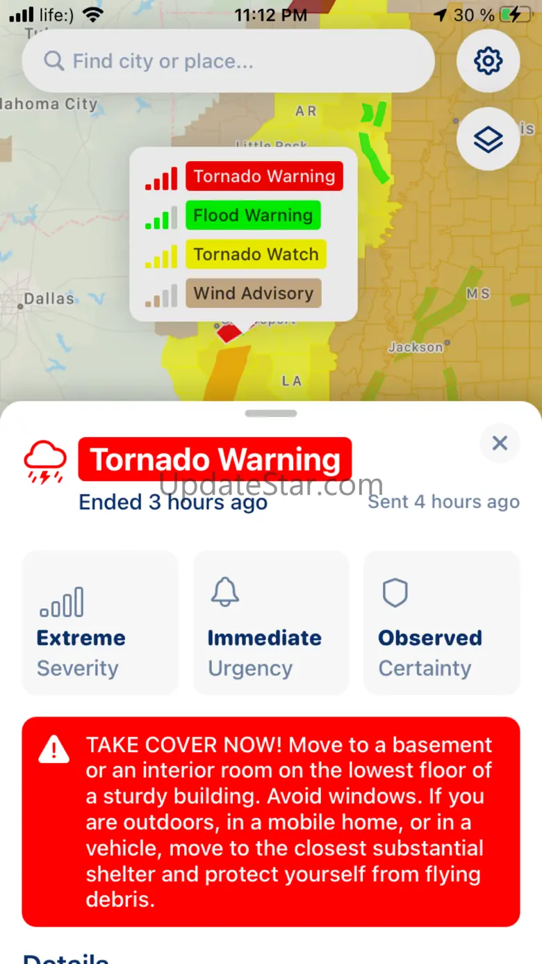 Weather Alerts: Severe, Storm 1.0.3