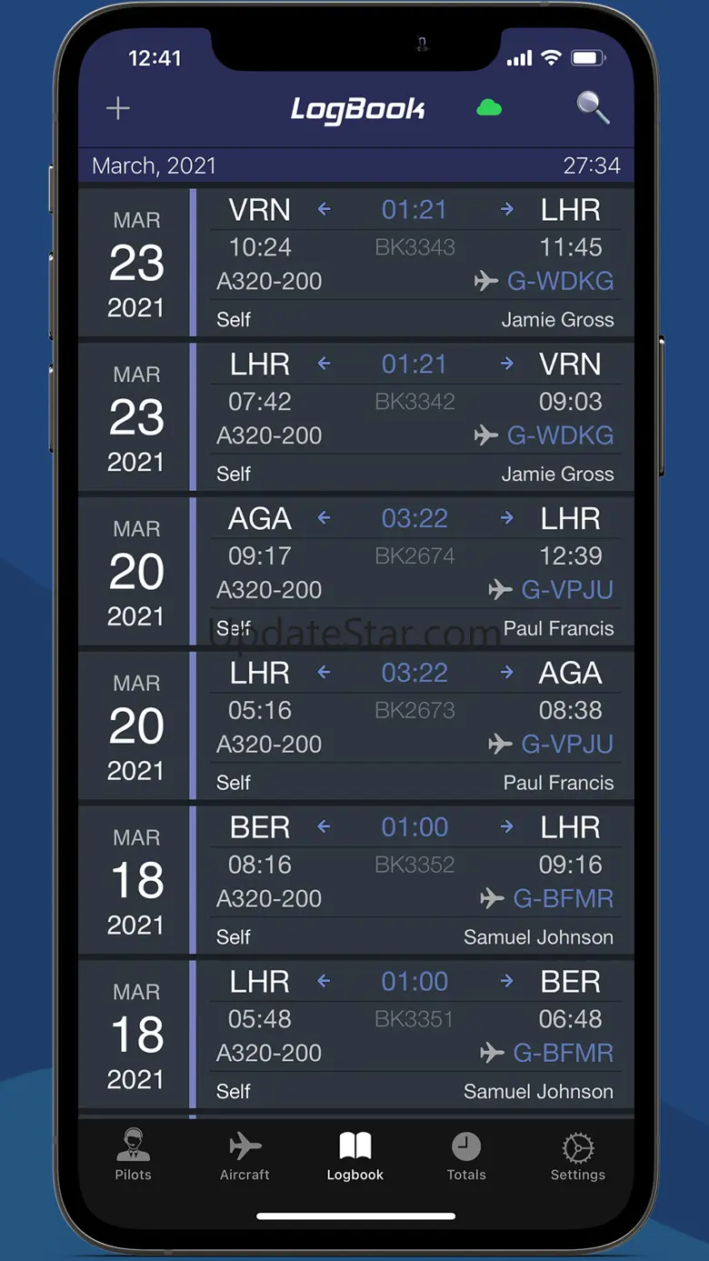 Swift Pilot Logbook 3.8.2
