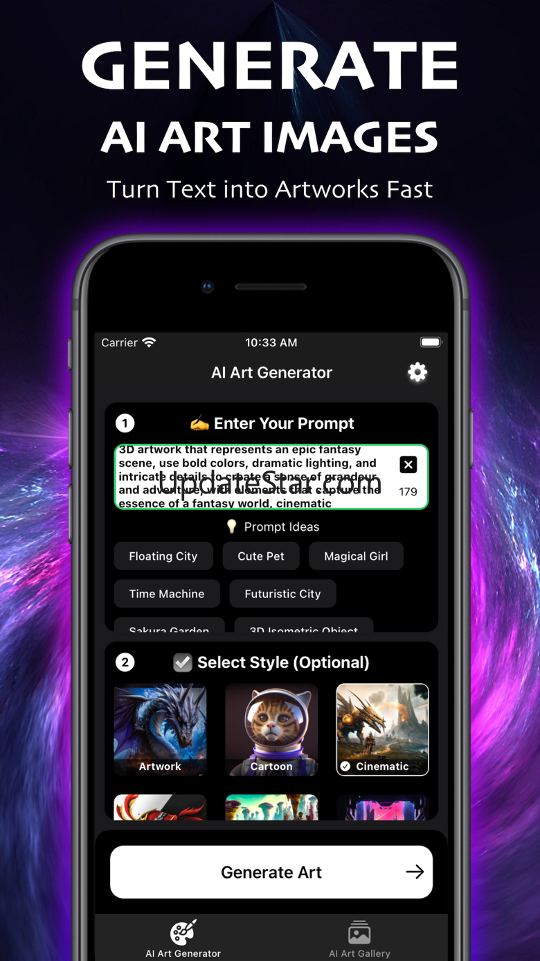 A.I Art Generator App 1.0