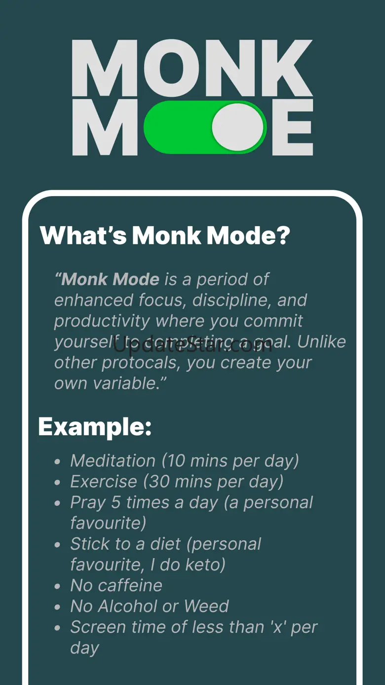 Monk Mode - Take Control 1.2.1