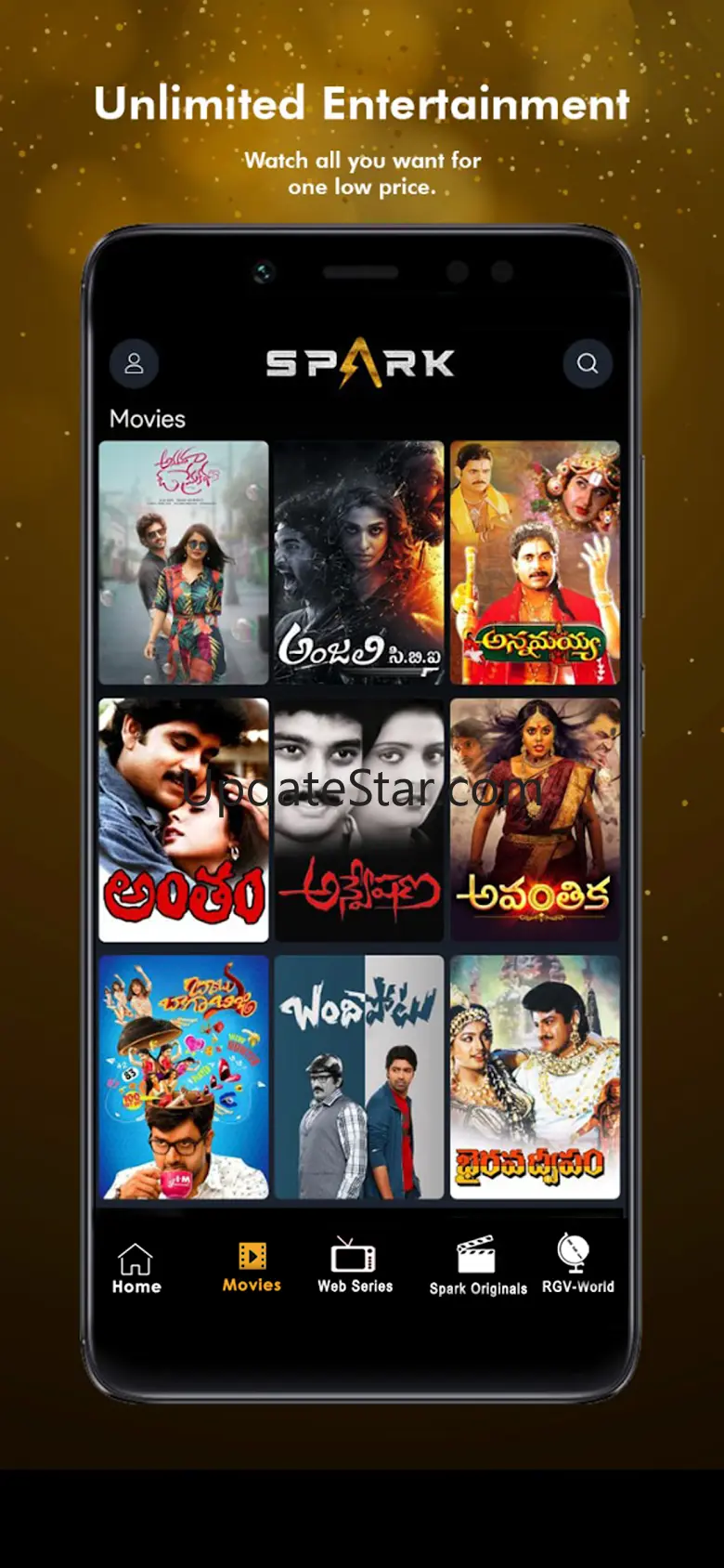 Spark OTT - Movies, Originals 6.2