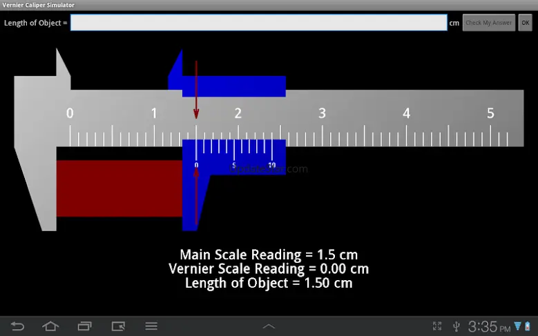 Vernier Caliper Simulator 1.0