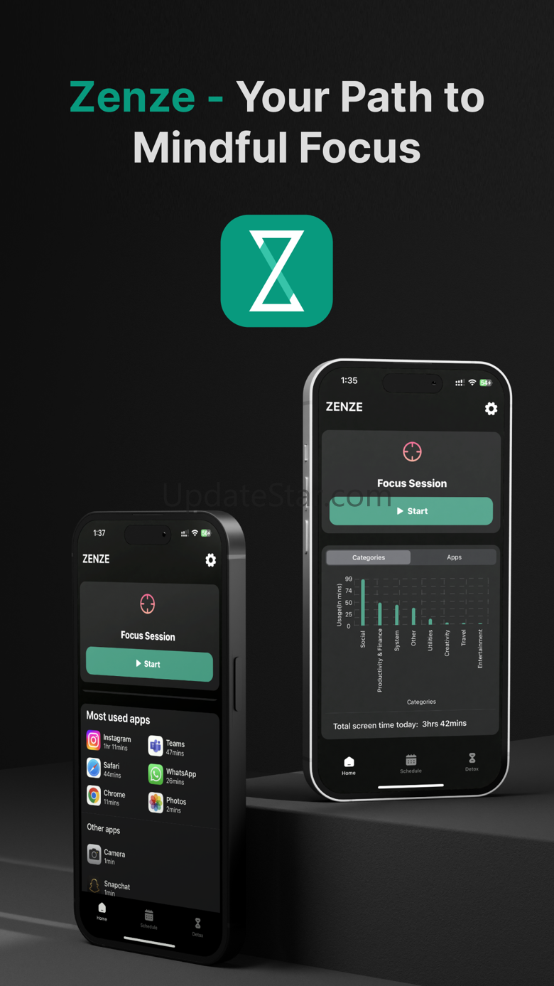 Reduce Time on Phone: Zenze 2.27
