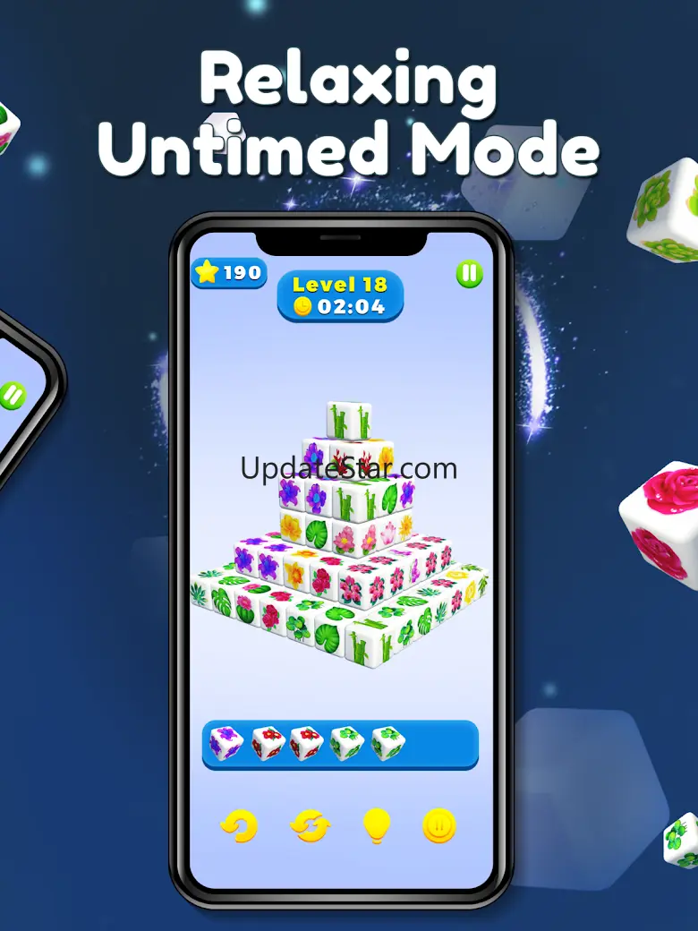 Flower Cube Quest: Tap Tiles 2.1