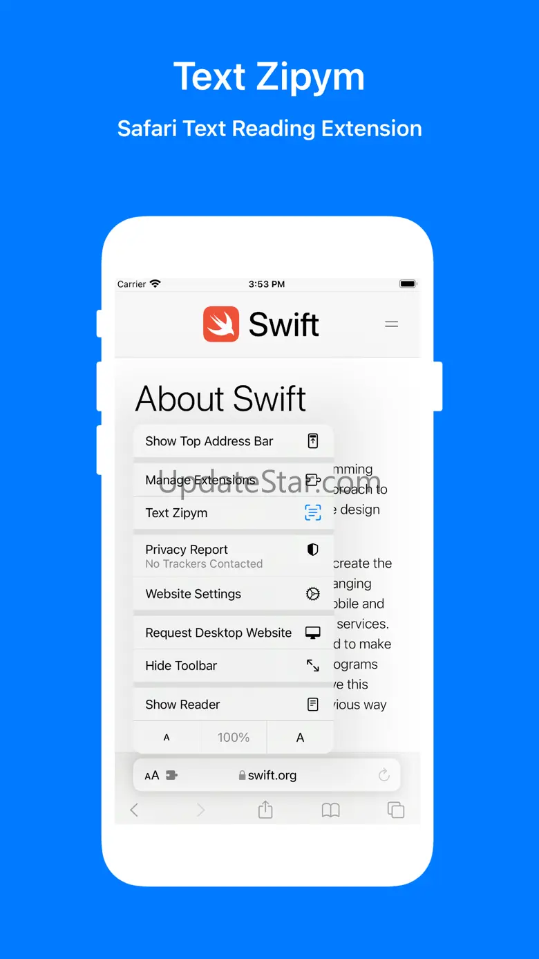 Text Zipym Reading Extension 1.0.2