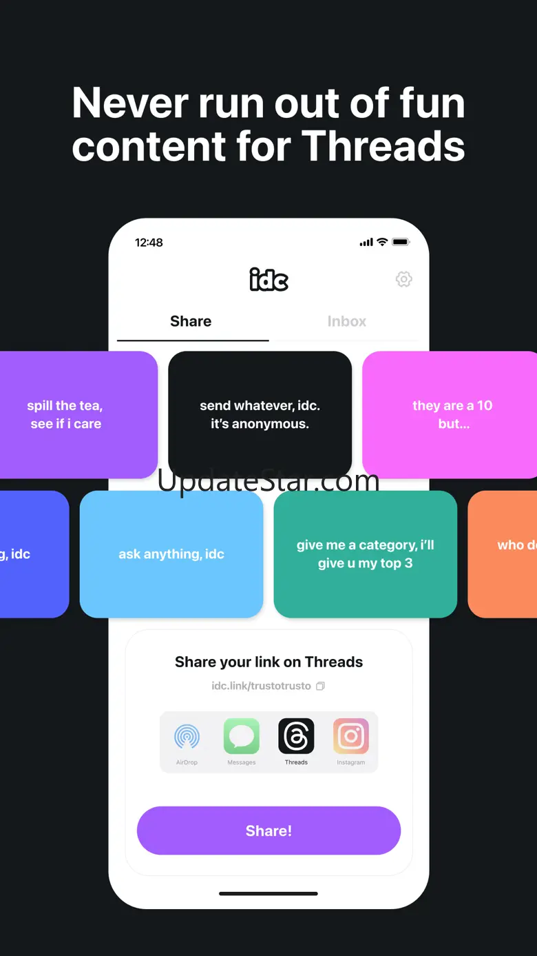 idc - questions for threads 1.0.9