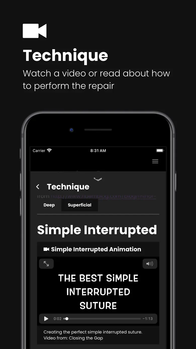 Suture: Laceration Repair App 1.1.1