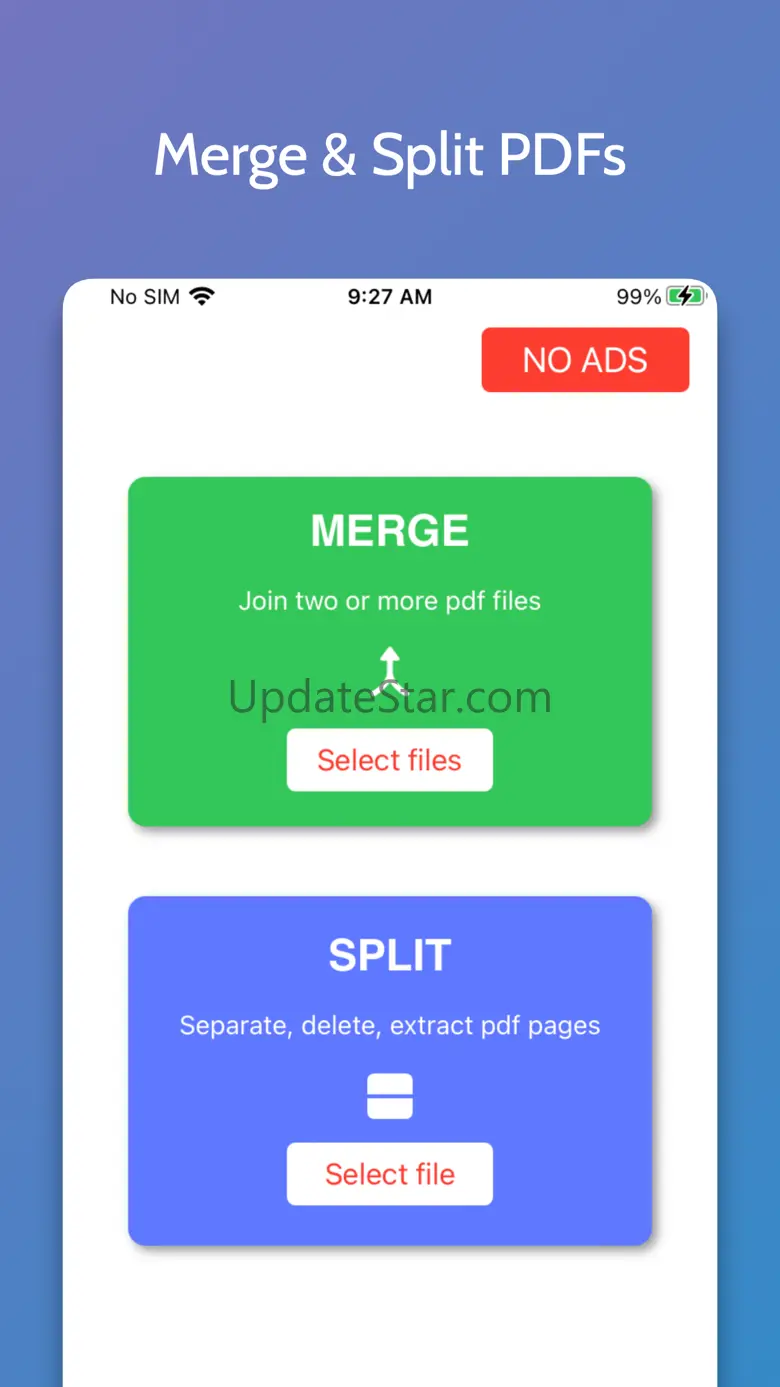 pdfs split & merge, pdf editor 1.8