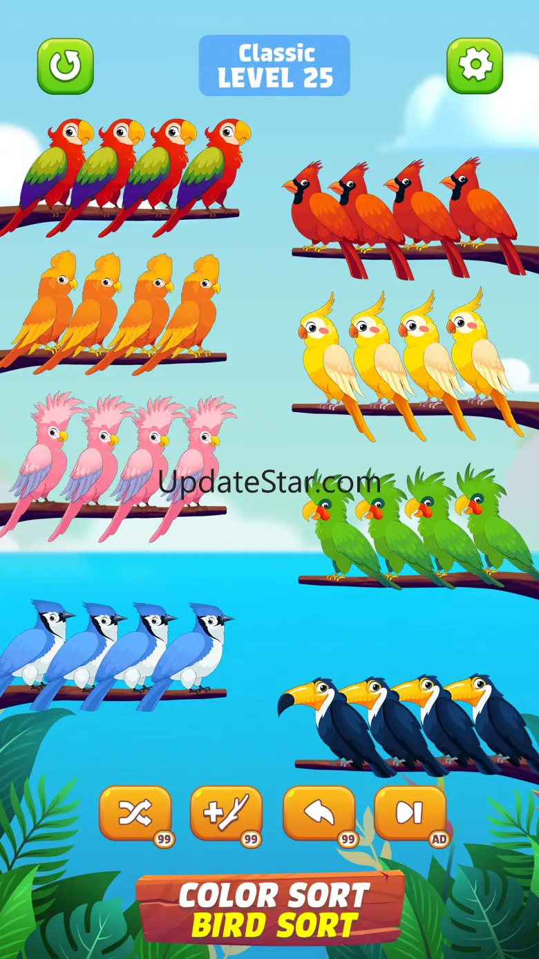 Bird Sort: Color Puzzle Game 8.0.2