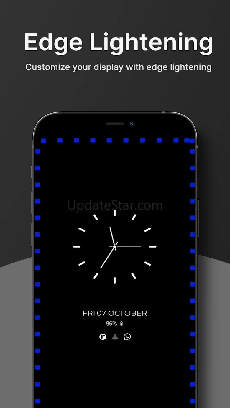 Always on display clock widget 6.4