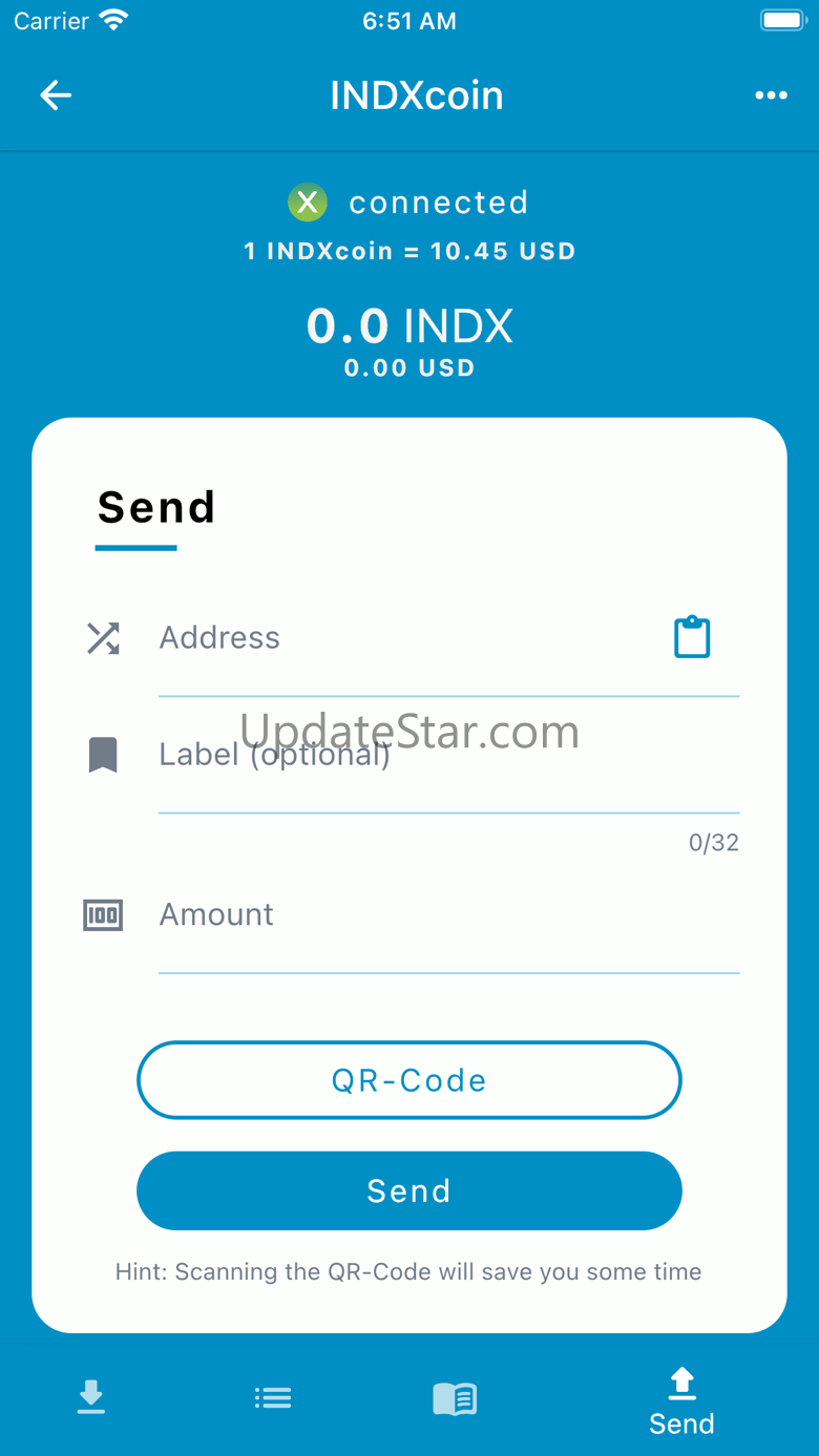 INDXcoin Wallet 1.0.9