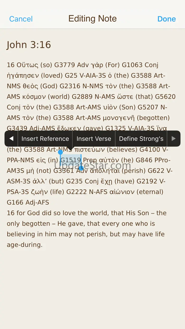 Greek Interlinear Bible 1.4.3