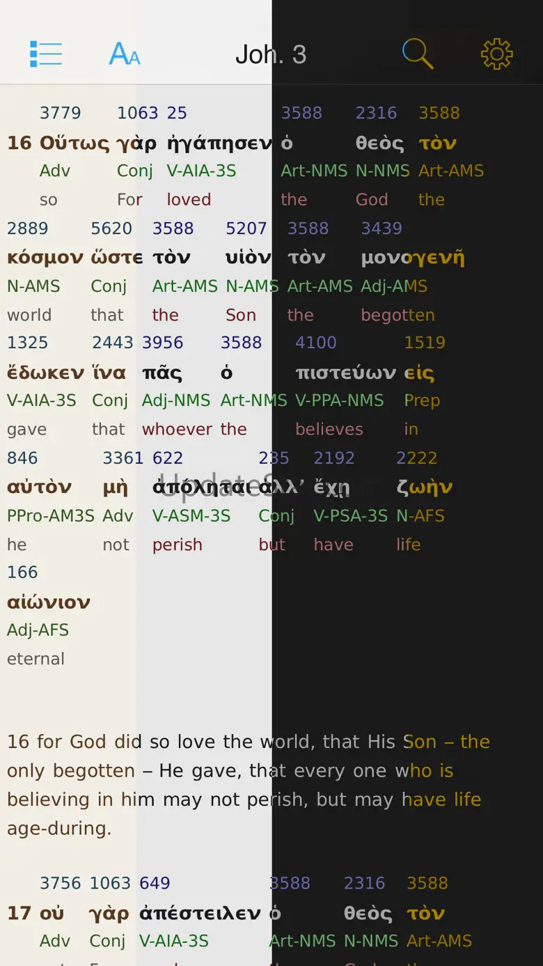 Greek Interlinear Bible 1.4.3