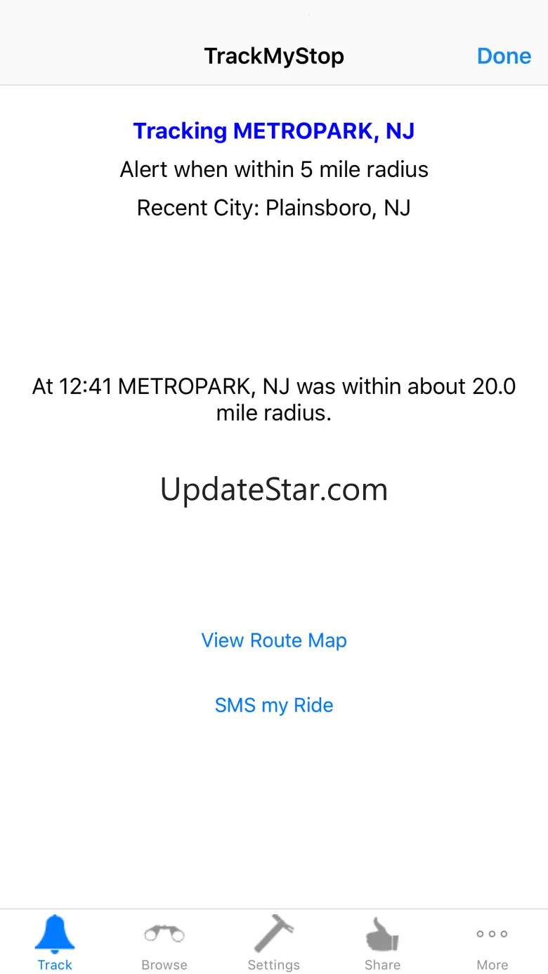 TrackMyStop Never Miss a Stop 3.4