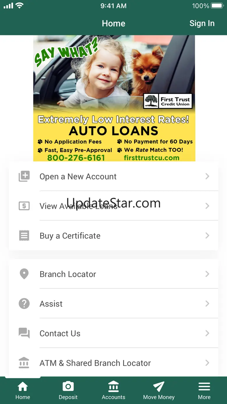 First Trust Credit Union 7.0.05