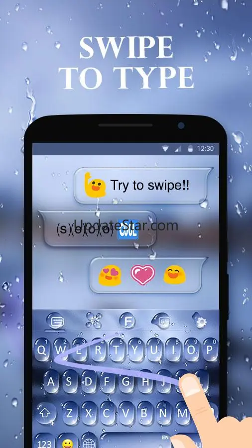Water Drops Theme - Keyboard T 3.0.0
