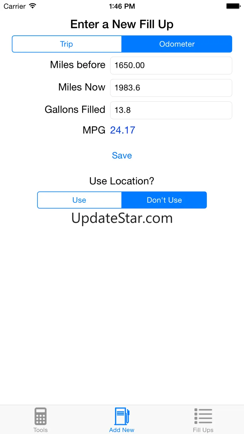 Fill Up Tracker 2.0.2