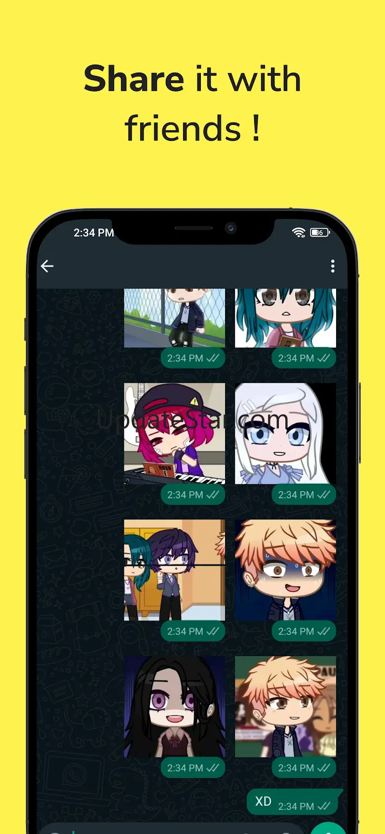 Gacha Stickers for WA 5.0