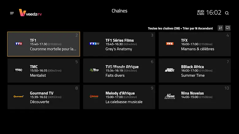 Veedz.TV : TV en streaming 2022.3.28.1