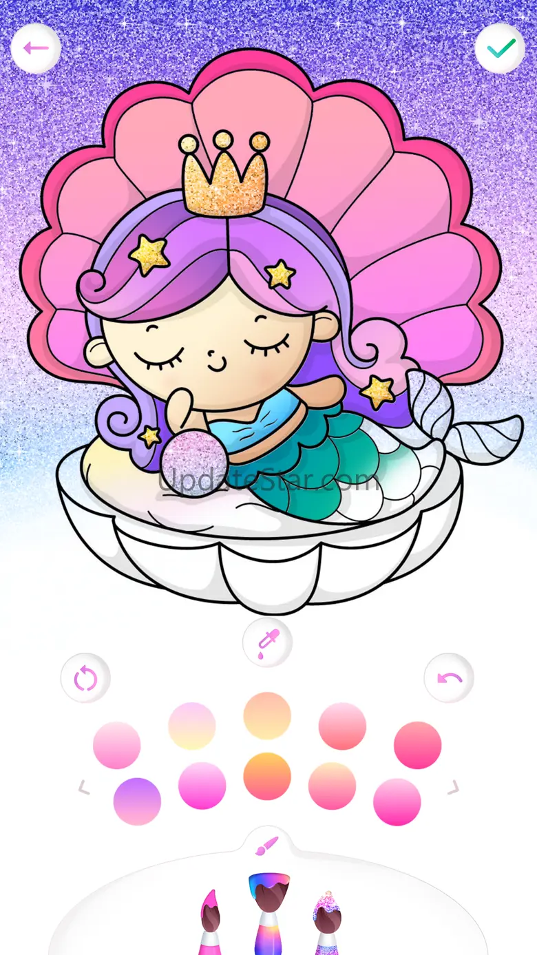 Mermaid coloring book kids 1.0.6