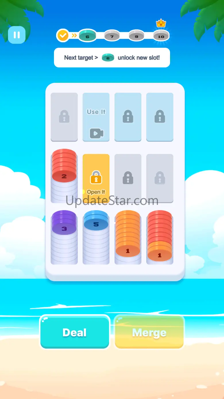 Sort Coins - Chips Merge 2.6